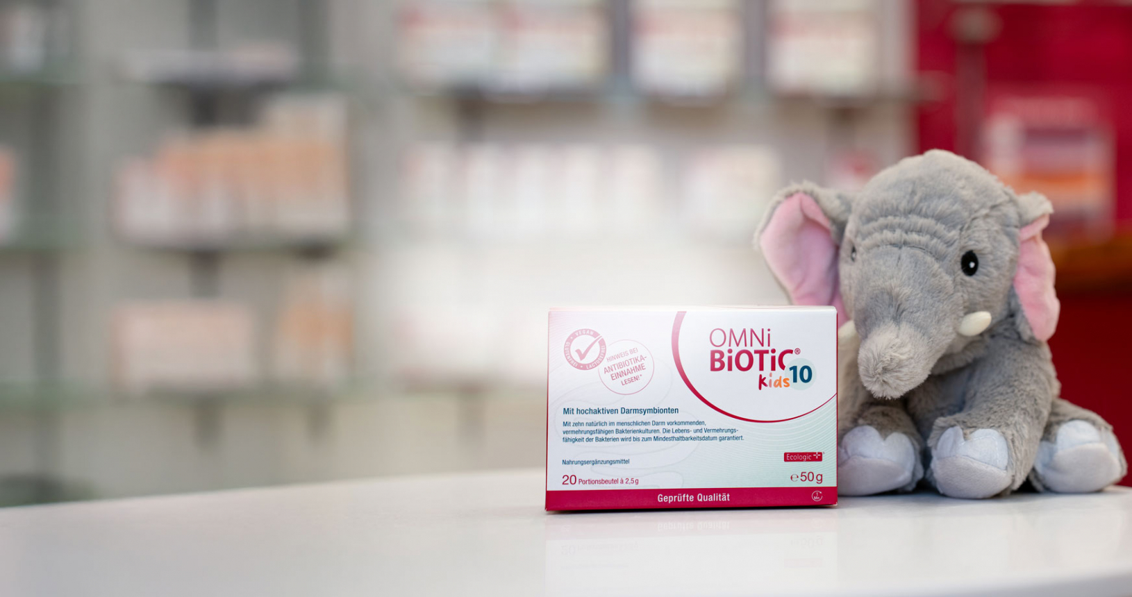 OMNi-BiOTiC 10 Kids - Darmflora kindgerecht bei Antibiotika-Einnahme ergänzen