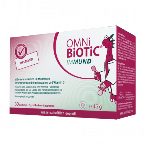 OMNi-BiOTiC® iMMUND Sachet: Immun gesund beginnt im Mund